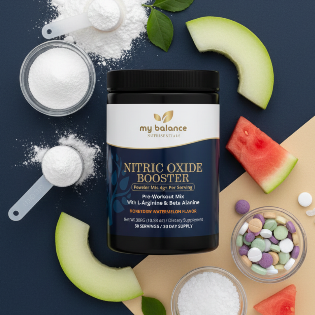 Nitric Oxide Booster Powder Mix – Honeydew/Watermelon Flavor