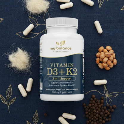 Vitamin D3 + K2 with BioPerine®