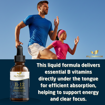 B-12 Drops - Bioactive B12 Methylcobalamin