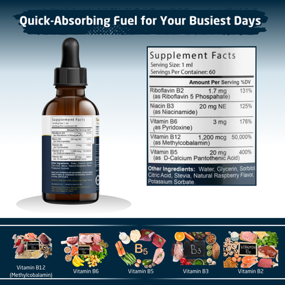 B-12 Drops - Bioactive B12 Methylcobalamin