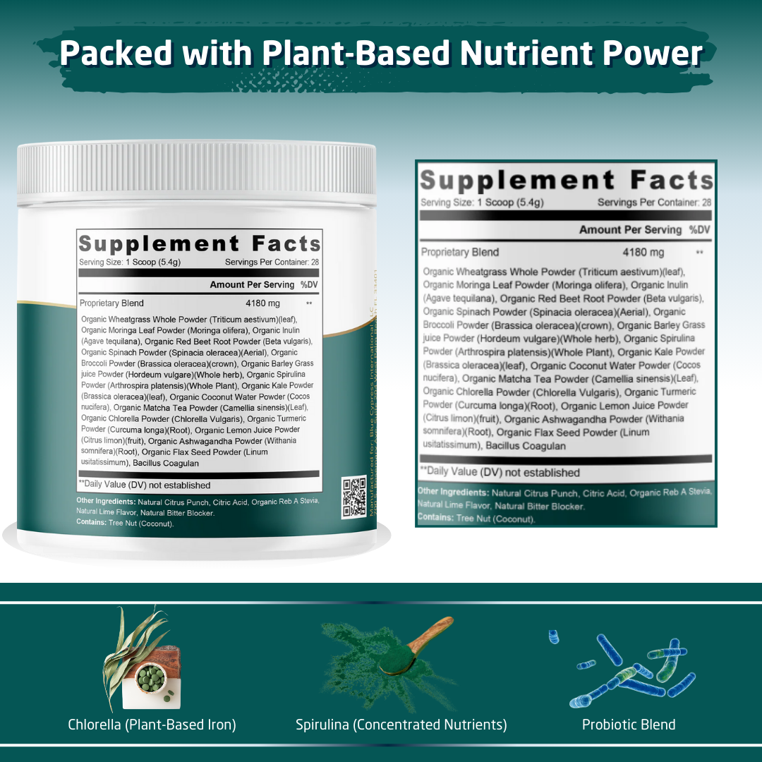 Discover the Power of Daily Greens - Superfood Blend