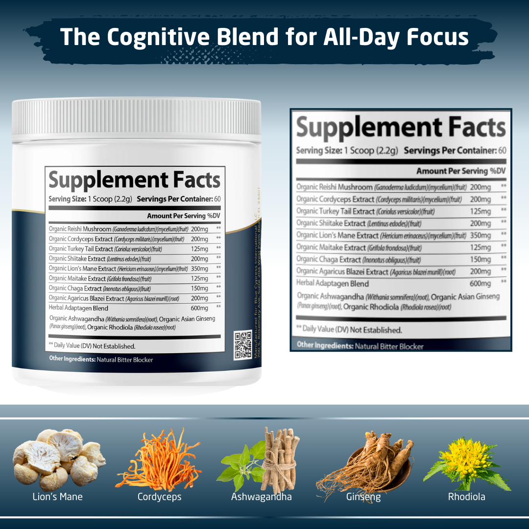 Discover the Power of Mushroom Blend Powder