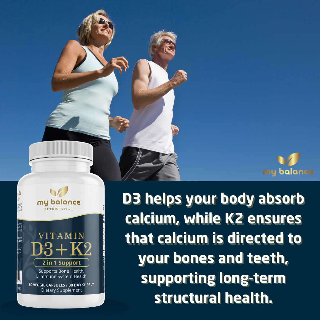 Vitamin D3 + K2 with BioPerine®