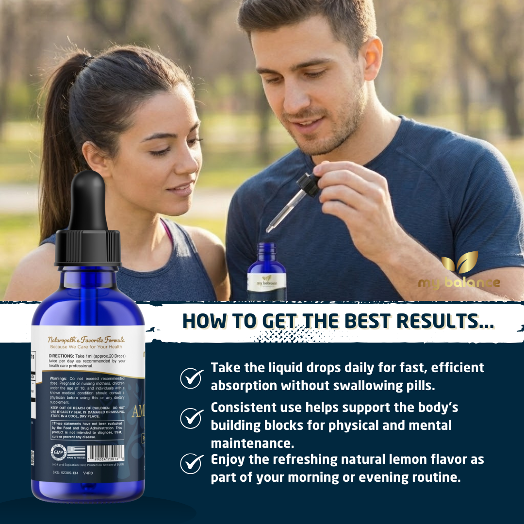 My Balance Liquid Amino Acid Supplement with L-Arginine HCl, L-Glutamine & L-Tryptophan