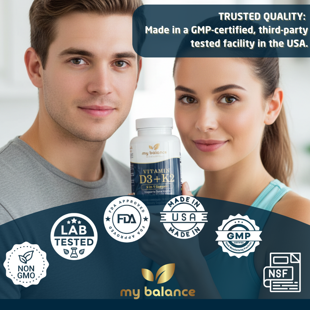 Vitamin D3 + K2 with BioPerine®