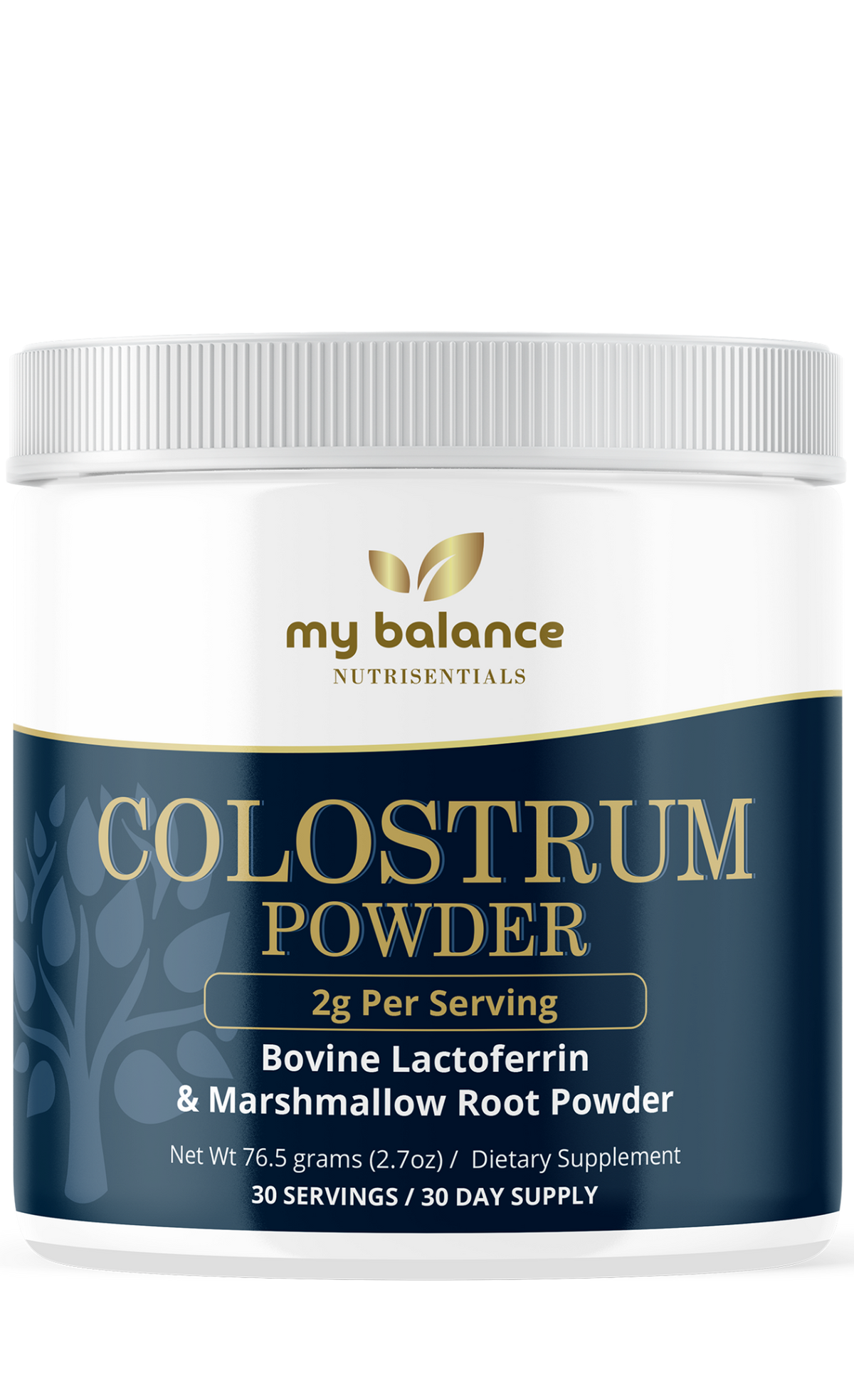 Bovine Colostrum Powder with IgG, Lactoferrin & Marshmallow Root