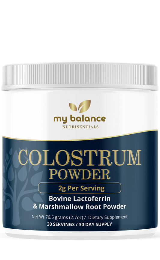 Bovine Colostrum Powder with IgG, Lactoferrin & Marshmallow Root