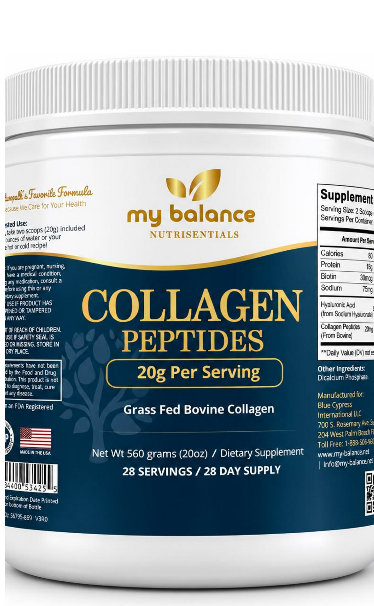 My Balance Nutrisentials Collagen Peptides Powder