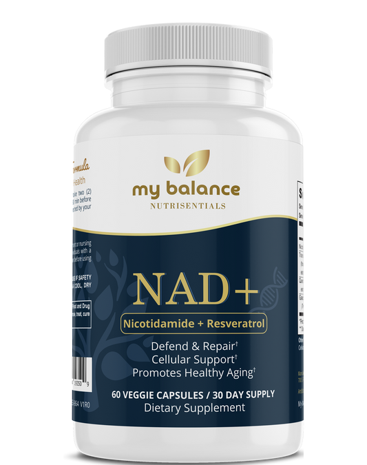 NAD+ with Nicotinamide Riboside & Resveratrol – Cellular Support Formula