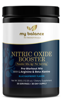 Nitric Oxide Booster Powder Mix – Blue Raspberry Flavor