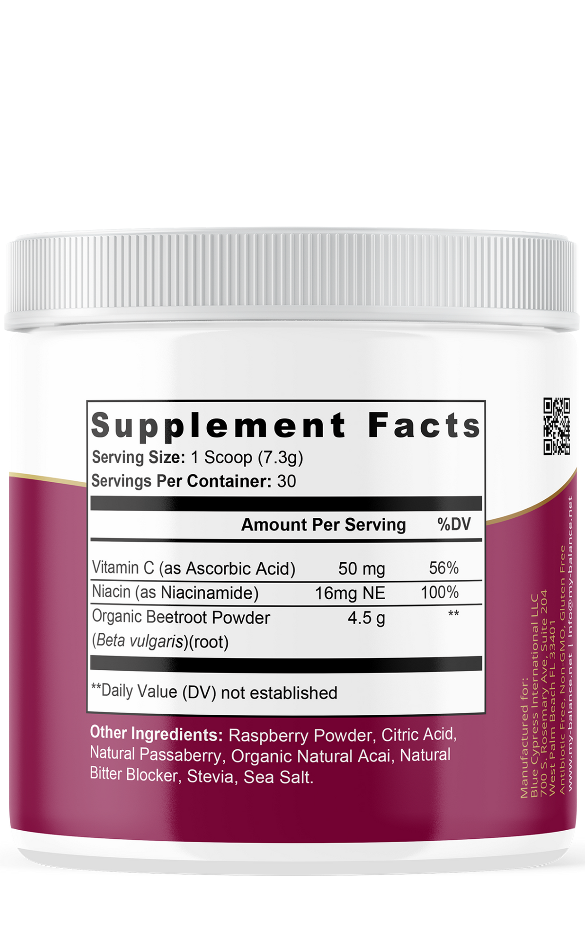 Organic Beetroot Powder Drink Mix